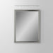 Main Line 23-1/4" x 30" x 6" bryn mawr framed cabinet in classic gray interior and brushed nickel finish with right hinge and electric option