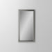 Main Line 23-1/4" x 39-3/8" x 6" bryn mawr framed cabinet in classic gray interior and satin nickel finish with reversible hinge (non-handed)