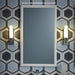 Main Line 15-1/8" x 39-7/8" x 1-5/8" bryn mawr framed mirror in white