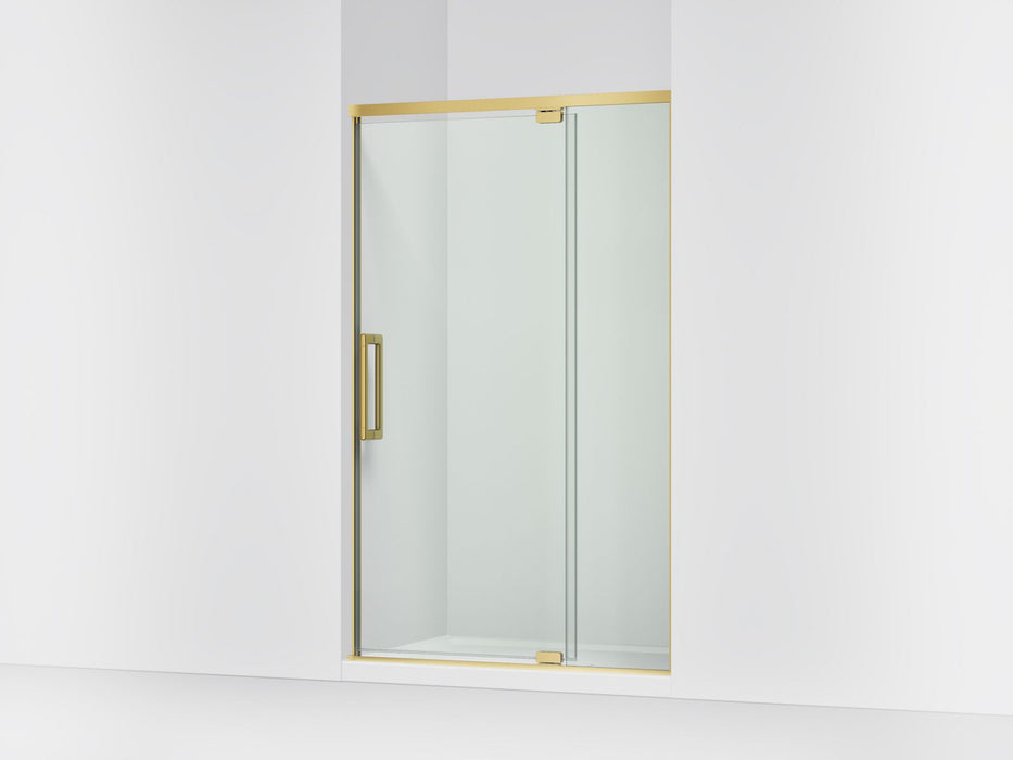 KOHLER K-CA37595-8L Statement 76" H pivot shower door with 5/16"-thick glass