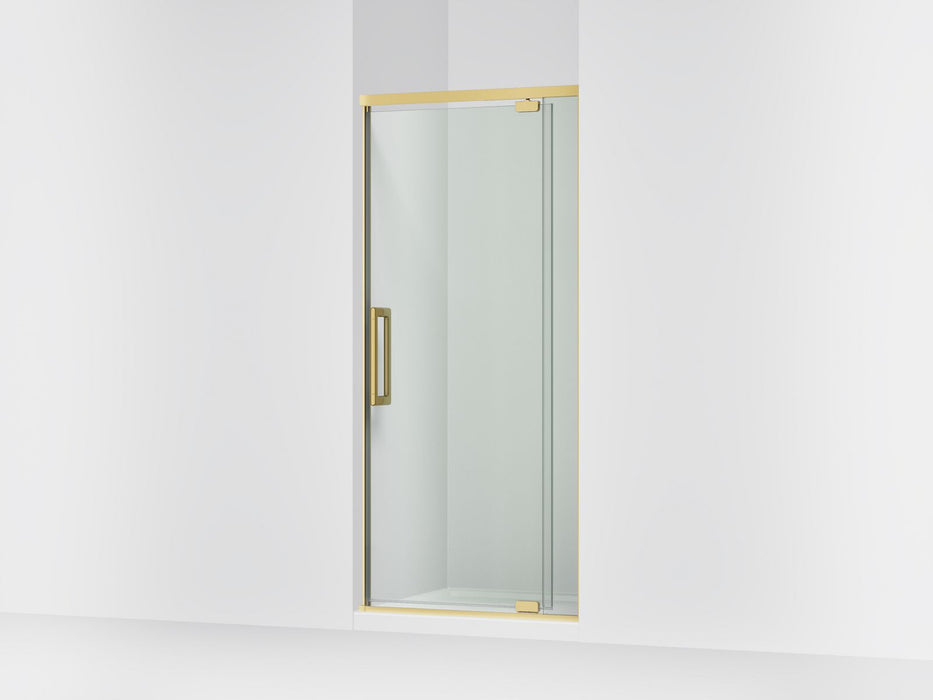 KOHLER K-CA37598-8L Statement 76" H pivot shower door with 5/16"-thick glass