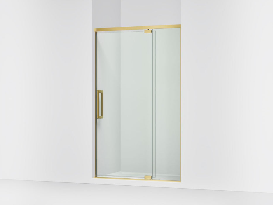 KOHLER K-CA37599-8L Statement 76" H pivot shower door with 5/16"-thick glass