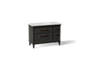 KOHLER K-CM29481-BD4 Artifacts 48" Bathroom Vanity Cabinet with Sink and Quartz Top - angled product view