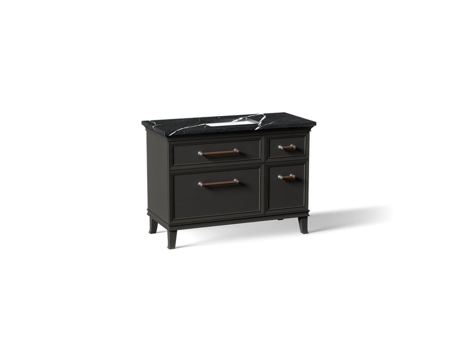 KOHLER K-CM29481-BD4 Artifacts 48" Bathroom Vanity Cabinet with Sink and Quartz Top