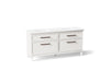 KOHLER K-CM29482-BD6 Artifacts 72" Bathroom Vanity Cabinet with Sinks and Quartz Top - angled product view