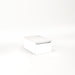 Cartesian 12-1/8" x 7-1/2" x 18-3/4" slim drawer vanity in white with slow-close full drawer and selectable night light in 2700K/4000K temperature (warm/cool light)