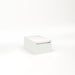 Cartesian 12-1/8" x 7-1/2" x 18-3/4" slim drawer vanity in beach with slow-close full drawer and night light in 5000K temperature (cool light)