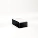 Cartesian 12-1/8" x 7-1/2" x 21-3/4" slim drawer vanity in black with slow-close full drawer and night light in 5000K temperature (cool light)