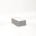 Cartesian 12-1/8" x 7-1/2" x 21-3/4" slim drawer vanity in silver screen with slow-close full drawer and no night light