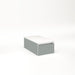 Cartesian 12-1/8" x 7-1/2" x 21-3/4" slim drawer vanity in matte gray with slow-close full drawer and night light in 5000K temperature (cool light)