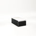 Cartesian 12-1/8" x 7-1/2" x 21-3/4" slim drawer vanity in matte black with slow-close full drawer and selectable night light in 2700K/4000K temperature (warm/cool light)