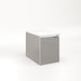 Cartesian 12-1/8" x 15" x 18-3/4" slim drawer vanity in smoke screen with slow-close full drawer and selectable night light in 2700K/4000K temperature (warm/cool light)