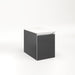 Cartesian 12-1/8" x 15" x 18-3/4" single drawer vanity in silver screen with slow-close full drawer and night light in 5000K temperature (cool light)