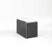 Cartesian 12-1/8" x 15" x 21-3/4" single drawer vanity in smoke screen with slow-close full drawer and no night light