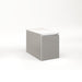 Cartesian 12-1/8" x 15" x 21-3/4" slim drawer vanity in silver screen with slow-close full drawer and selectable night light in 2700K/4000K temperature (warm/cool light)
