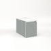 Cartesian 12-1/8" x 15" x 21-3/4" single drawer vanity in matte gray with slow-close full drawer and night light in 5000K temperature (cool light)