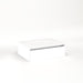 Cartesian 24-1/8" x 7-1/2" x 18-3/4" slim drawer vanity in white with slow-close full drawer and night light in 5000K temperature (cool light)