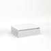 Cartesian 24-1/8" x 7-1/2" x 18-3/4" slim drawer vanity in satin white with slow-close tip out drawer and no night light