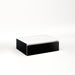 Cartesian 24-1/8" x 7-1/2" x 18-3/4" slim drawer vanity in black with slow-close tip out drawer and no night light