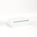 Cartesian 24-1/8" x 7-1/2" x 18-3/4" slim drawer vanity in matte white with slow-close tip out drawer and selectable night light in 2700K/4000K temperature (warm/cool light)