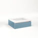 Cartesian 24-1/8" x 7-1/2" x 21-3/4" slim drawer vanity in ocean with slow-close tip out drawer and no night light