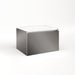 Cartesian 24-1/8" x 15" x 18-3/4" single drawer vanity in tinted gray mirror with slow-close full drawer and no night light