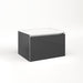 Cartesian 24-1/8" x 15" x 18-3/4" single drawer vanity in smoke screen with slow-close full drawer and night light in 5000K temperature (cool light)