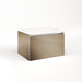 Cartesian 24-1/8" x 15" x 18-3/4" single drawer vanity in satin bronze with slow-close plumbing drawer and night light in 5000K temperature (cool light)