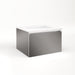 Cartesian 24-1/8" x 15" x 21-3/4" single drawer vanity in tinted gray mirror with slow-close plumbing drawer and night light in 5000K temperature (cool light)