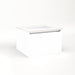 Cartesian 24-1/8" x 15" x 21-3/4" single drawer vanity in white with slow-close plumbing drawer and night light in 5000K temperature (cool light)