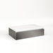 Cartesian 30-1/8" x 7-1/2" x 18-3/4" slim drawer vanity in tinted gray mirror with slow-close tip out drawer and no night light