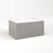 Cartesian 30-1/8" x 15" x 18-3/4" slim drawer vanity in silver screen with slow-close full drawer and selectable night light in 2700K/4000K temperature (warm/cool light)
