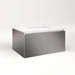 Cartesian 30-1/8" x 15" x 21-3/4" single drawer vanity in tinted gray mirror with slow-close plumbing drawer and night light in 5000K temperature (cool light)