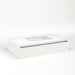 Cartesian 36-1/8" x 7-1/2" x 21-3/4" slim drawer vanity in beach with slow-close tip out drawer and night light in 5000K temperature (cool light)