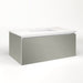 Cartesian 36-1/8" x 15" x 21-3/4" single drawer vanity in mirror with slow-close plumbing drawer and no night light