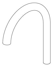 Brizo Litze RP91789GL Arc Spout Assembly