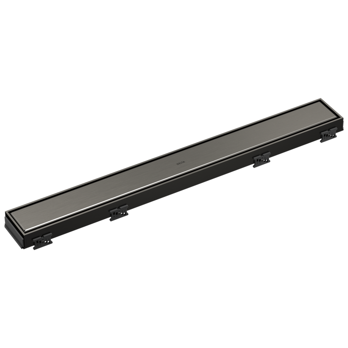 Delta DT0732413 24" Reversible Linear Shower Drain Trim - Black Stainless