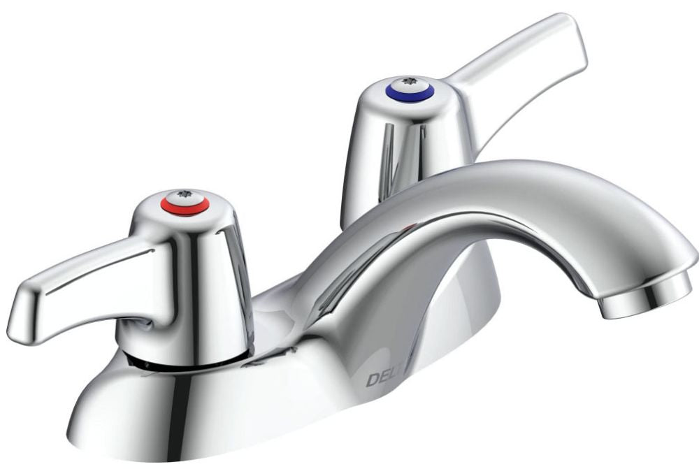 Commercial 21C 21C123 Two Handle Centerset Lavatory Faucet - Less Pop-Up