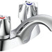 Commercial 21C 21C131 Two Handle Centerset Bathroom Faucet - Less Pop-Up