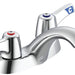 Commercial 21C 21C133 Two Handle Centerset Bathroom Faucet - Less Pop-Up