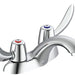 Commercial 21C 21C152 Two Handle Centerset Bathroom Faucet - Less Pop-Up