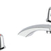Commercial 23C1 23C323 Two Handle Widespread Bathroom Faucet - Less Pop-Up