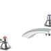 Commercial 23C1 23C334 Two Handle Widespread Lavatory Faucet - Less Pop-Up