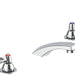 Commercial 23C1 23C344 Two Handle Widespread Bathroom Faucet - Less Pop-Up
