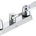 Commercial 26C3 26C3123 Two Handle 8 In Cast Deck-Mount Faucet