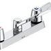 Commercial 26C3 26C3133 Two Handle 8 In Cast Deck-Mount Faucet
