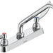 Commercial 26C3 26C3234 Two Handle 8 In Cast Deck-Mount Faucet