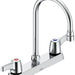 Commercial 26C3 26C3923 Two Handle 8 In Cast Deck-Mount Faucet