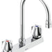 Commercial 26C3 26C3931 Two Handle 8 In Cast Deck-Mount Faucet