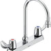 Commercial 26C3 26C3942 Two Handle 8 In Cast Deck-Mount Faucet